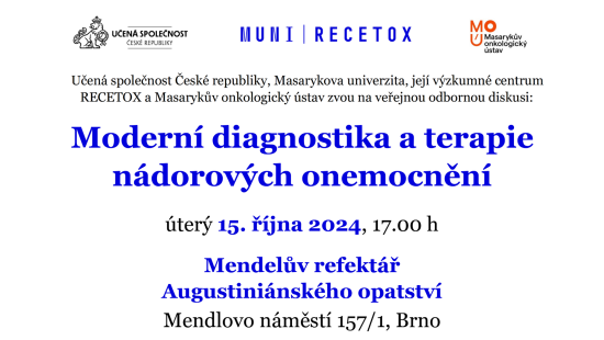 Pozvánka na setkání Učené společnosti – Moderní diagnostika a terapie nádorových onemocnění